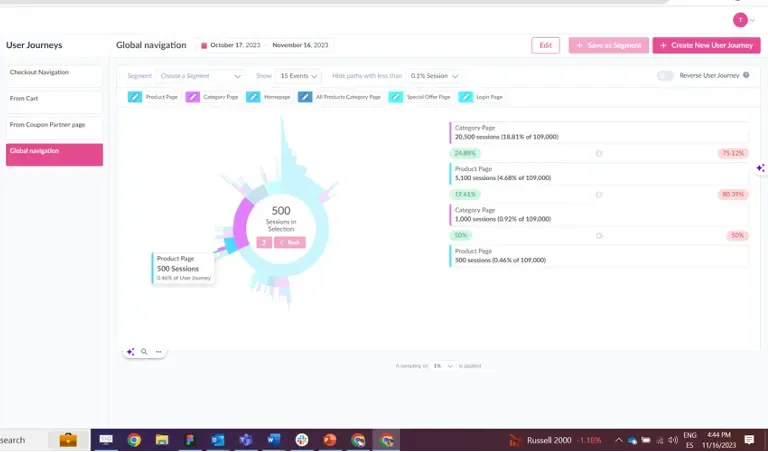 illustration of a person looking at a large screen with data visualizations