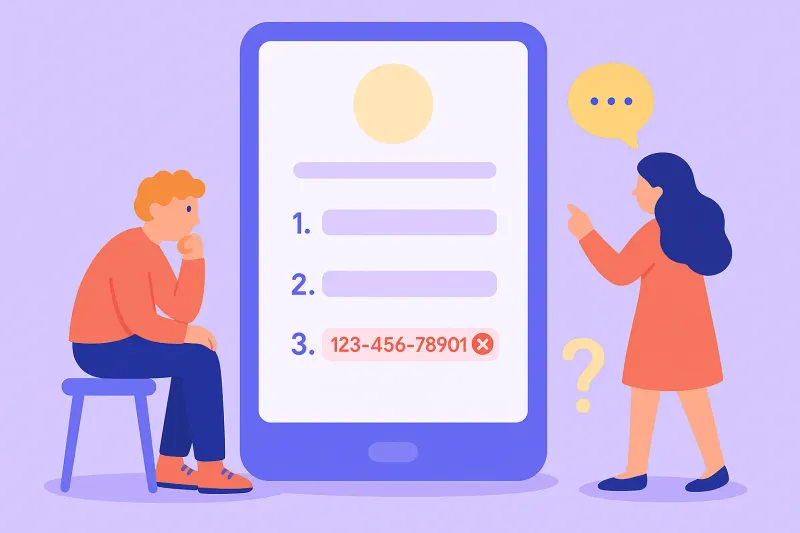 user experiencing issue on the input form