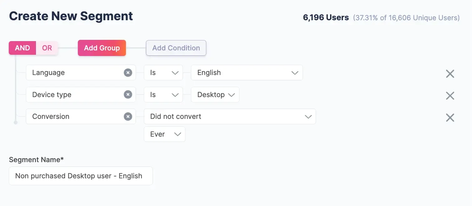 user segmentation on Air360
