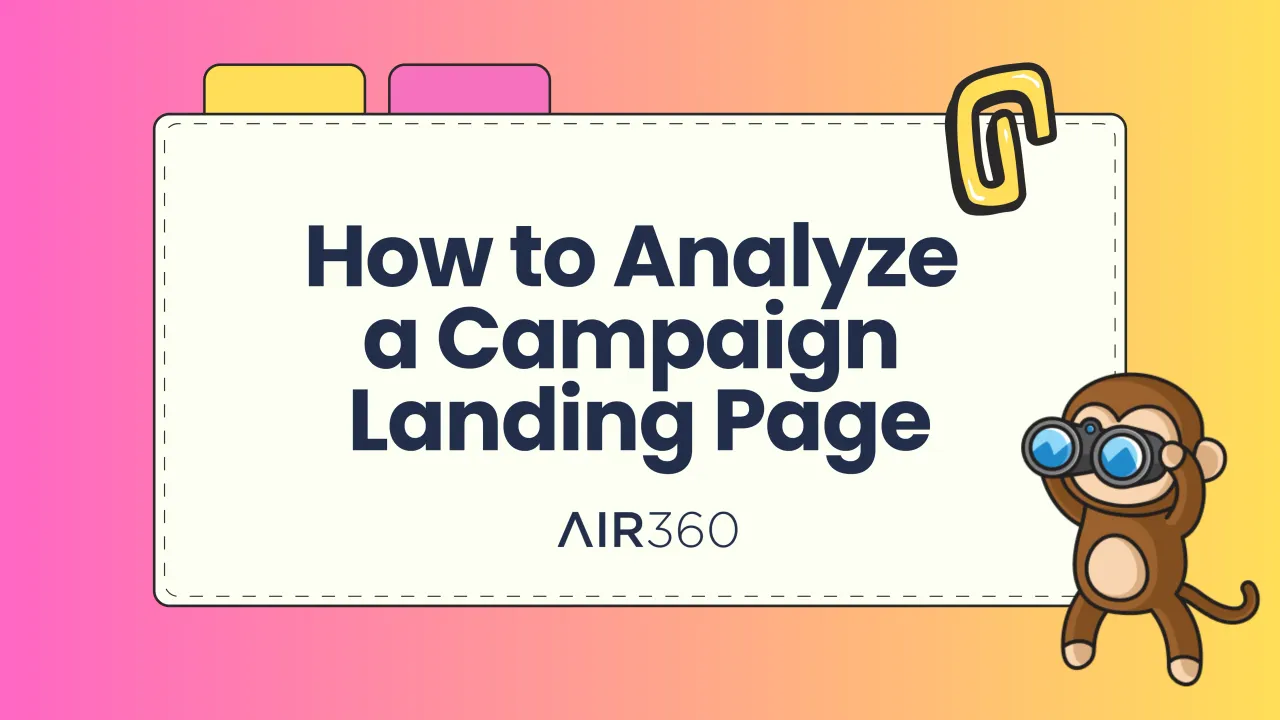 How to analyze a campaign landing page