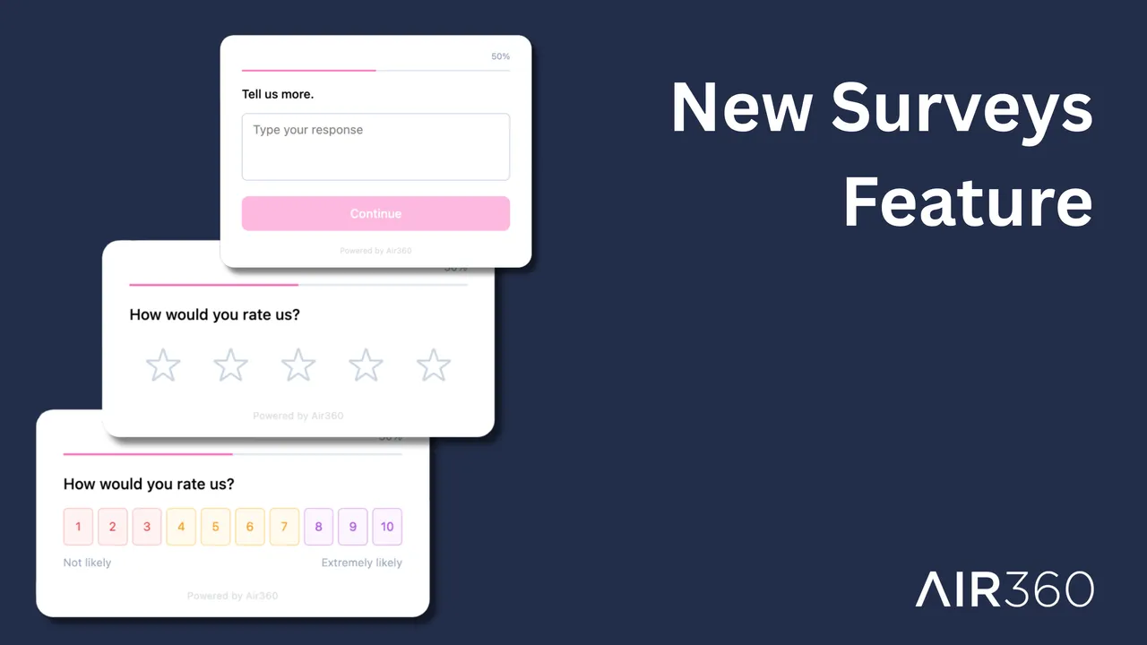 Surveys is now available