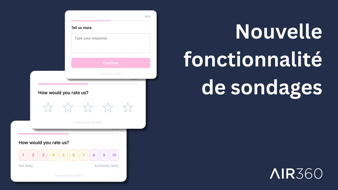 Surveys est maintenant disponible